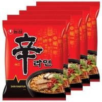ราคา **6ซอง**NONGSHIMSHIN RAMYUN มาม่าเกาหลีรสเผ็ด (5221112626)