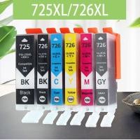 ราคา Canon PGI-725 CLI-726 ตลับหมึกเครื่องพิมพ์ที่รองรับสําหรับ IX6560 IP4970 IP4870 MG5170 MG5270 (56251906276)
