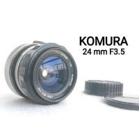 ราคา เลนส์มือหมุน Wide W- Komura 24mm f3.5เมาท์ FD (canon) (12482017239)