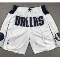 ราคา กางเกงกระเป๋าบาสเก็ตบอลชาย 2023 Dallas Mavericks Just Don Swingman Jersey Shorts - สีขาว (23185323676)
