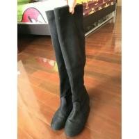 ราคา รองเท้าบูทยาว สีดำ Size 39 (166929789)