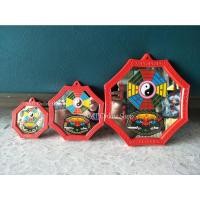 ราคา กระจกแปดเหลี่ยม ลายเสือคาบดาบ-ยันต์ 8 ทิศ ขอบแดง (1292750053)