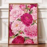 ราคา (พร้อมกรอบ) ดอกโบตั๋นพิมพ์ดอกโบตั๋นที่มีสีสันสมัยใหม่ดอกไม้นามธรรมโปสเตอร์ภาพพฤกษศาสตร์ดอกไม้ (42615141918)