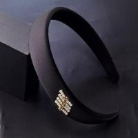 ราคา Korean Hair Accessories Black Hair Hoop Women's 2024 New High-Grade Hair Tie Wide-Brimmed High Skull Top Sponge Headband (25569761844)