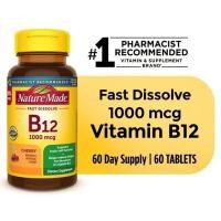 ราคา วิตามินบี12 Nature Made Vitamin B12 Sublingual 1000 mcg 60 Count (27616473033)