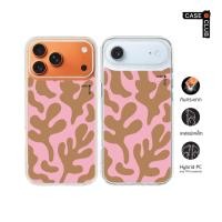 ราคา CaseClub เคสไอโฟน ซัมซุง เคสแม่เหล็ก ลาย Pink & Brown Abstract Freeform Pattern สาหร่ายทะเลสีชมพูน้ำตาล สำหรับ i17 (27888644836)
