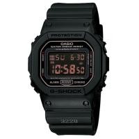 ราคา Casio G-Shock นาฬิกาข้อมือผู้ชาย สายเรซิ่น รุ่น DW-5600MS,DW-5600MS-1,DW-5600MS-1DR - สีดำ (339647097)