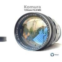 ราคา เลนส์มือหมุน Sankyo komura 135mm f2.8 (22) Mount md (24928607187)