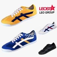 ราคา LeoStarรุ่น SAKURA[ซากุระ] รองเท้าผ้าใบแบบผูกเชือก ไซส์ 36-44 สี ดำ ขาว ฟ้า เหลือง กรม ไม่มีกล่อง (19582630742)