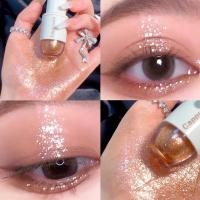 ราคา พร้อมส่ง ✅ อายแชโดว์กลิตเตอร์ ไฮไลท์ Cappuvini เนื้อลิควิด ประกายมุกเเวววาว กันน้ำกันเหงื่อติดทนนาน -- CP53 (25951764316)