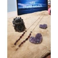 ราคา สายคล้องแมสหินมงคลโกเมนกับสแตนเลสและจี้Van Cleef (15283470968)