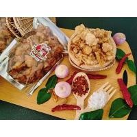 ราคา น้ำพริกกากหมู ขนาด60กรัม น้ำพริกกากหมูเกรด A ทรงเครื่อง ใช้กากหมูเจียวใหม่ สะอาด วันต่อวัน (25152933767)