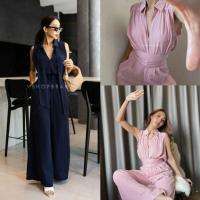 ราคา ️ VSHOPBRAND #4155 Set เสื้อแขนกุด+กางเกงขายาว ชุดเซ็ตขายาว ชุดขายาว ชุดสวย ชุดทำงาน ชุดไปงาน ชุดออกงาน ชุดไปงานแต่ง (10215996623)