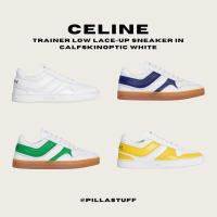 ราคา New Celine trainer low lace-up sneakers รองเท้าผ้าใบซีลีน (18859655292)