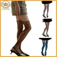 ราคา HAN ถุงน่อง.Sheer Fishnet สีสันลายดอกไม้ กางเกงยืด suspender (46052447925)