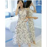 ราคา Cop brand : Maxi dress ปักลายดอกไม้ (682668151)