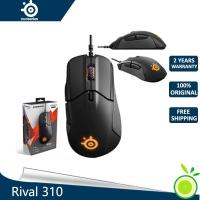 ราคา SteelSeries Rival 310 gaming mouse 12,000 CPI TrueMove3 optical sensor-fire button-RGB lighting (28460257409)