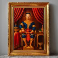 ราคา รูป รูปภาพ รูปมงคล รูปพระนเรศวร รูปพระนเรศวร มหาราช นักรบแห่งแผ่นดินไทย กรอบรูปพร้อมภาพมงคล ขนาด 4 x 6 นิ้ว และ A4 (41556639794)