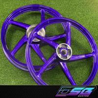 ราคา ล้อแม็กเดิม 5 ก้าน สีม่วงแคนดี้ ขอบ 17 หน้า 140 หลัง 160 สำหรับ wave110i wave125i กระปุกไมล์ (43719131033)