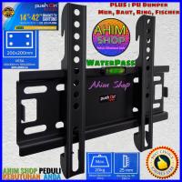 ราคา PO-6103 Push On Bracket TV 14-42 Flat/Fixed LED LCD Plasma Smart Max.20 Kg + WaterPass Rack Bracket (43655716235)