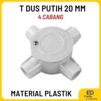 ราคา T Dus Branch 4 สีขาว 20 มม. Tee Dos Cross Dus T Dos Teedus 4 Way คุณภาพสูง Dexicon (53302915237)