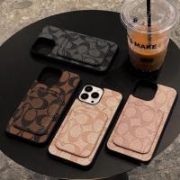ราคา เคสโทรศัพท์มือถือ ลาย Coach สีน้ําตาล สีเทา หรูหรา สําหรับ iphone 15promax 14promax 14 13 pro max 12 pro max 11 pro max xs max xr x 7 8 plus (25351401370)