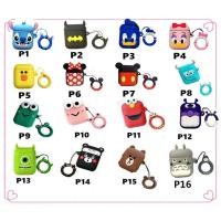 ราคา เคสและซองมือถือApple AirPods ยางทำจากซิลิคอน ป้องกัน กรณี ปก กันกระแทก น่ารัก Carton Charging Box Earphone Case (6281613236)