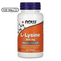 ราคา NOW Foods, L-Lysine, 500 mg, 100 Tablets/250 Tablets (47852560183)