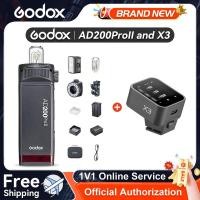 ราคา Godox AD200Pro II AD200 PRO II กล้องกลางแจ้งแสงแฟลชและ X3 TTL HSS 2.4G Xpro Trigger สําหรับ DSLR Mirrorless Sony Canon Nikon Fujifilm (27275523828)