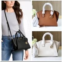 ราคา แท้ พร้อมส่ง MK MICHAEL KORS 35F1G4VM2L Avril Small Logo Top-Zip Satchel (20144287637)