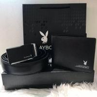 ราคา PLAYBOY LEATHER BELT & WALLET VALUE PACK Limited Edition (1895176933)