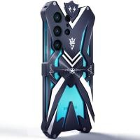 ราคา เคสโทรศัพท์มือถือ อลูมิเนียม โลหะ กันกระแทก พร้อมที่ตั้งวาง สําหรับ Samsung Galaxy s23 ultra S22 S2 (28159688808)