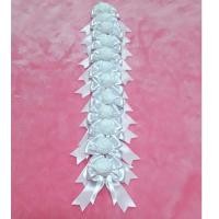 ราคา โบว์ติดผม โบว์นักเรียน โบว์ติดผมนักเรียน สีขาว ขนาด 3 นิ้ว / ราคา 12 ตัว (3354269776)