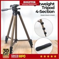 ราคา DIGITIK - ขาตั้งกล้องกันลื่นน้ําหนักเบา Weifeng 4 ส่วน 1.2M - WT3130 (53901266444)