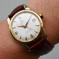 ราคา Omega Seamaster Calendar Automatic หน้าขาวแป้ง เรือนทองหุ้ม วินเทจ สภาพสวยจัด จากยุค 1950s (20342663726)