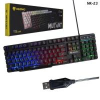 ราคา Nubwo คีย์บอร์ดเกมมิ่งSavage Gaming keyboard NK-23 (black (948242400)