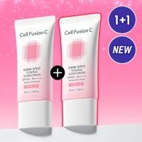 ราคา Cell Fusion C Dark spot Tonning Sunscreen 35ml+35ml SPF50+ PA++++ Tone-up K Beauty Skincare Face Sunscreen (25644659219)