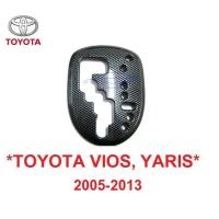 ราคา ตามรูป ครอบเกียร์ออโต้ ลายเคฟล่า TOYOTA VIOS YARIS 2005 - 2013 โตโยต้า วีออส ยาริส เก่า ครอบเกียร์ แต่งเกียร์ เกียร์ (29429665547)