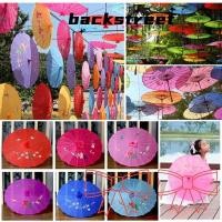 ราคา Backstage Oiled Paper Umbrella สไตล์จีนโบราณ 10 สีเด็กตกแต่งร่มคุณภาพสูงตกแต่งร่ม Dance Performance (26107703694)