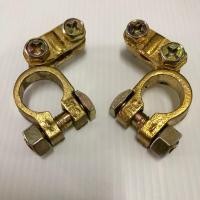 ราคา ขั้วแบตเตอรี่รถยนต์ อย่างหนา ขั้วหม้อแบตเตอรี่ ขั้วแบตเตอรี่ทองเหลืองแท้ (ขั้วบวก/ขั้วลบ) ราคาส่ง ขั้วแบตรถ (3741627977)