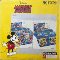ราคา TOTO ชุดผ้าปูที่นอนลายการ์ตูน ลิขสิทธิ์แท้ 6 ฟุต (55301013043)