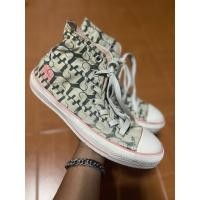 ราคา Converse All Star ลายช้าง ไซร้ 39/24.5 มือสองของแท้ (43473128198)