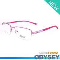 ราคา Odysey แว่นตา รุ่น 8170 C-7 สีชมพู กรอบเซาะร่อง ขาสปริง วัสดุ สแตนเลส สตีล (สำหรับตัดเลนส์) กรอบแว่นตา Eyeglasses (2871928487)