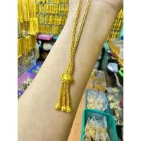 ราคา สร้อยคอลายตะกร้อ น้ำหนัก 1บ. (23733884141)