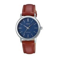 ราคา Casio Standard นาฬิกาข้อมือผู้หญิง สายหนังแท้ รุ่น LTP-E145L-2A - สีน้ำตาล (828306776)