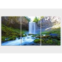 ราคา ไอเดียตกแต่งบ้าน ภาพติดผนัง รูปธรรมชาติน้ำตกภูเขา (2347794911)