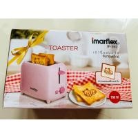 ราคา ส่งฟรี!! IMARFLEX เครื่องปิ้งขนมปัง 2 แผ่น รุ่น IF-392 (ขนมปังปิ้งลายแมว) (42374889124)