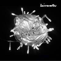 ราคา ไฟหยดน้ำ LED 100 ดวง แสงขาว 220V กันน้ำ ไม่กระพริบ (1557946553)