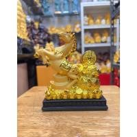 ราคา ส่งฟรี!!! ม้า ม้ามงคล ม้ายกขา ยืนบนก้อนทอง พร้อมลากถุงทอง เสริมดวง งานเรซิ่นพ่นทรายทอง สูง 6 นิ้ว (29615387404)