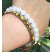 ราคา กำไลหินนำโชคมูนสโตน ขนาด 8 มิล (18362581324)